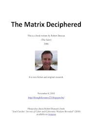 The Matrix Deciphered [pdf]